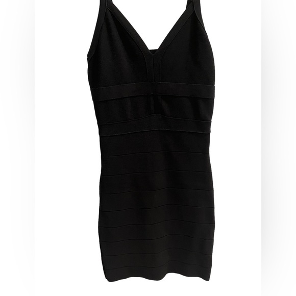 bebe - Black Bandage Bodycon Little Black Dress - Women’s Size XS - Picture 3 of 10